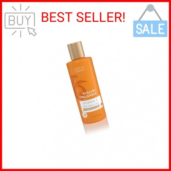 Avalon Organics Cleansing Gel with Vitamin C, 6 Oz