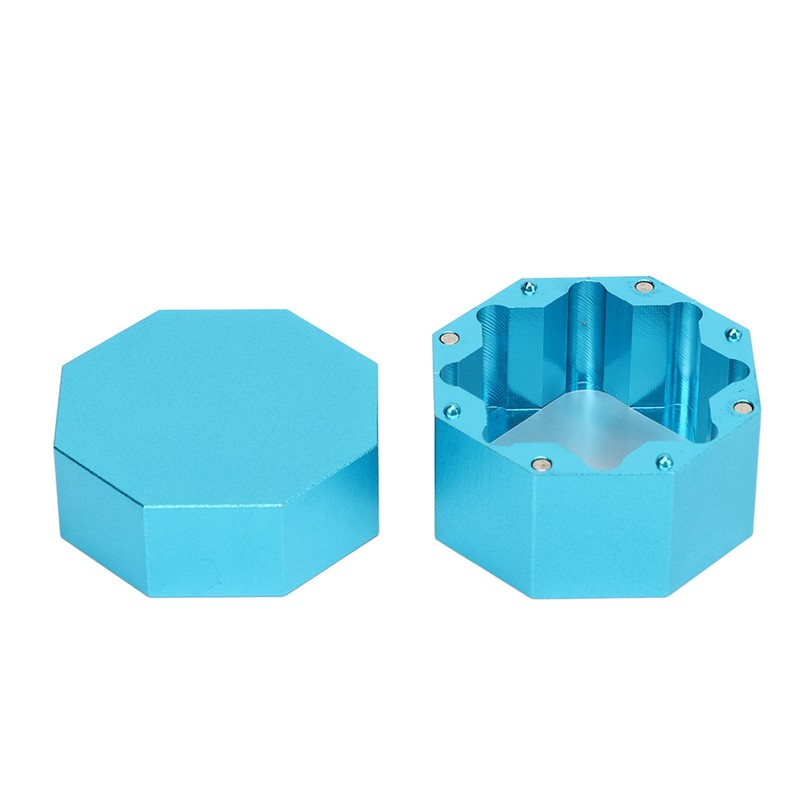 Billiards Octagonal Chalk Case Set Magnetic Billiard Cue Chalk Box