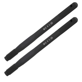 LALAGO 2-Piece Stainless Steel Wheel Assembly Aid Set, M12 x 1.25, Car Wheel Mounting Aid, Fixing Bolt, Wheel Change Helper Tool, Wheel Alignment Tool, Wheel Change Rims Centring Aid