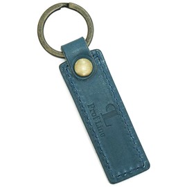 Prof Line Profline Key Holder, Leather, Small Tag, 2 Pieces, Bonded Tochigi Leather, Men's, Women's, Genuine Leather, Flower pale green