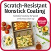 GoodCook 9” x 13” Nonstick Divided Oblong Pan – 2-in-1