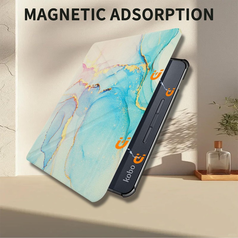 Case Compatible with Kobo Libra H2O e-Reader, Includes a Screen