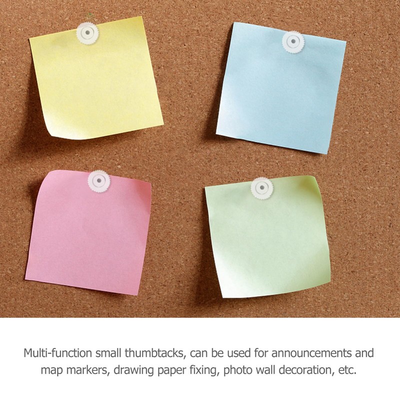 Operitacx 100pcs Cork Board Map Tack Message Board Tacks Cute