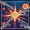 Realistic Firearm Sticker Set, Survival Game, Military, Waterproof Seal Collection