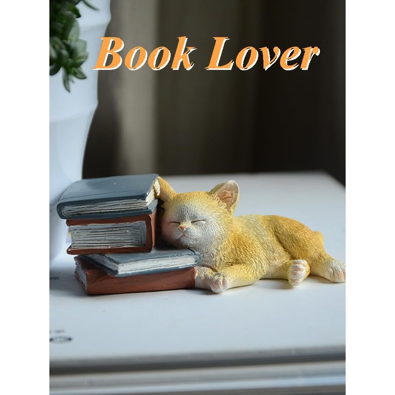 Gemmia Miniature Fairy Garden Reading Squirrel Figurines- Love Reading Squirrel