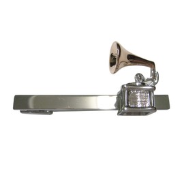 Kiola Designs Two Toned Retro Musical Gramophone Tie Clip