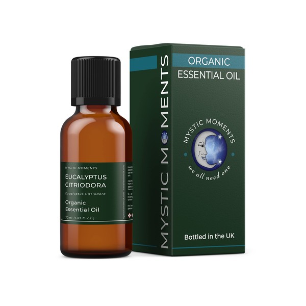 Mystic Moments | Ätherisches Eukalyptus Citriodora Bio-Öl – 30 ml – 100 % rein