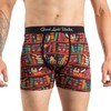 Good Luck Undies Men's Library Books Boxer Brief Underwear, Large