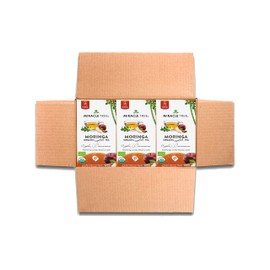 Miracle Tree - 3 Count of Organic Moringa Superfood Tea, 25 Individually Sealed Tea Bags, Apple & Cinnamon (Keto, Detox, Energy/Immunity Booster, Vegan, Gluten-Free, Organic, Non-GMO, Caffeine-Free)