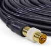 SSL Satellites 2 Meter 3C-2V Black Cable TV Aerial Lead