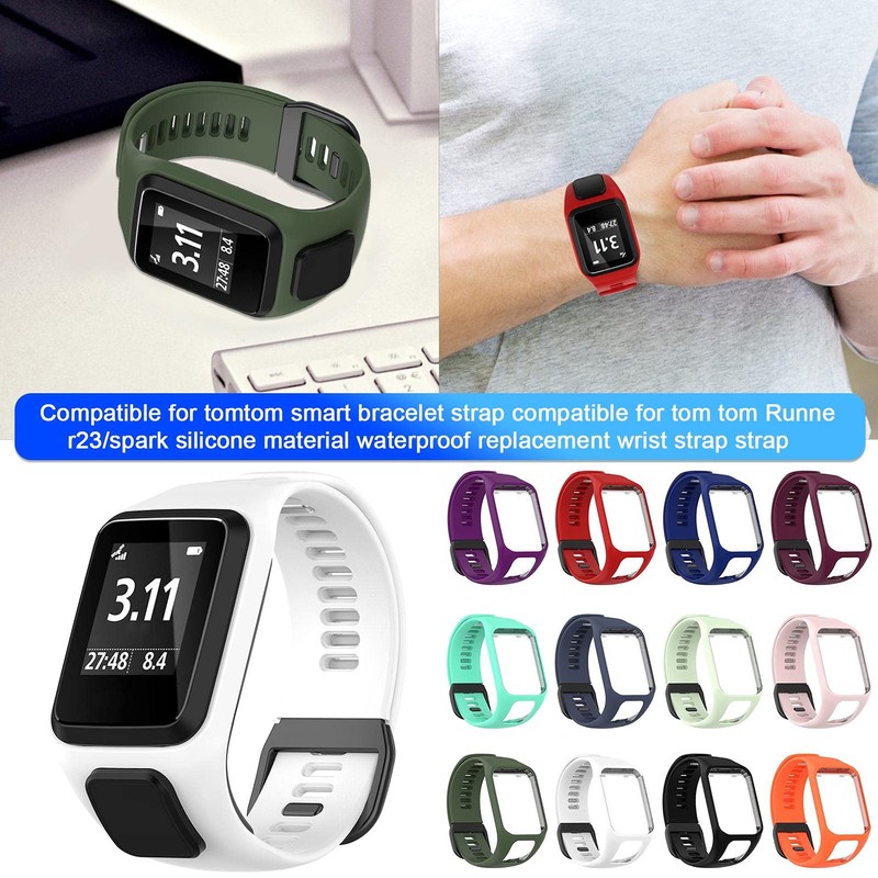 Gintdinpu Replacement Strap for Watch, Compatible with Smart Bracelet, Compatible