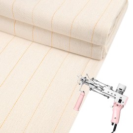 zowwfast 79" x 39" Tufting Cloth with Marked Lines, Punch Needle Fabric for Punch Needle, Cut/Loop Pile Tufting Gun Perfect Tufting Fabric for Rug Hooking, Punch Needle Frame