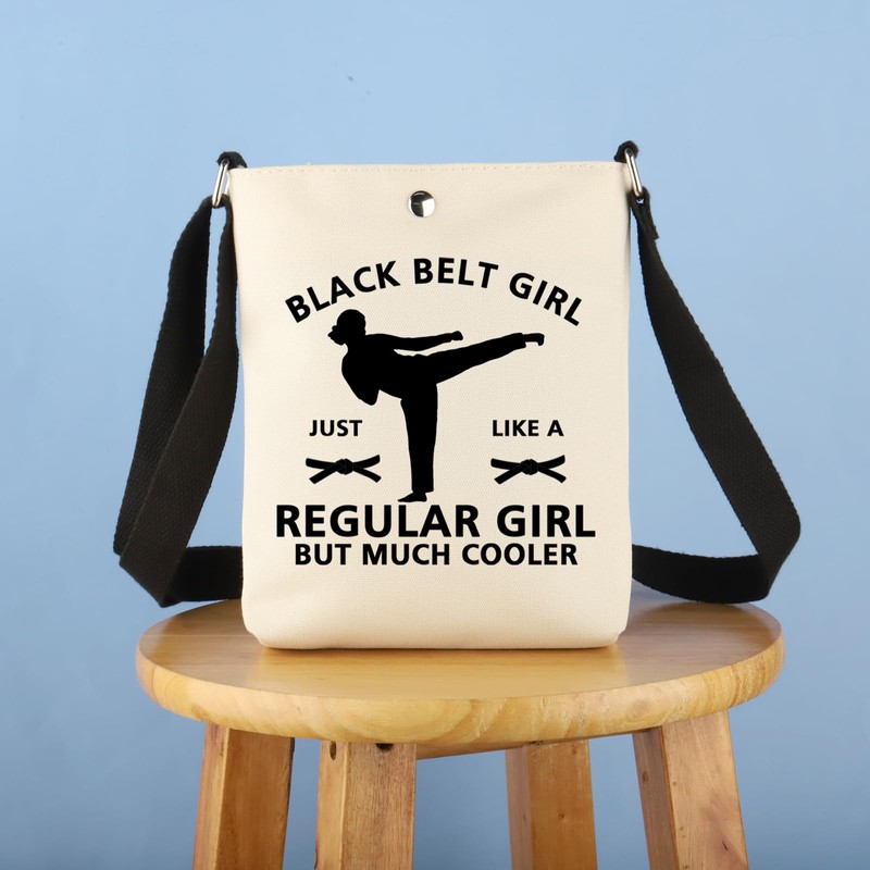 PLITI Taekwondo Gifts Karate Black Belt Gifts Black Belt Girl