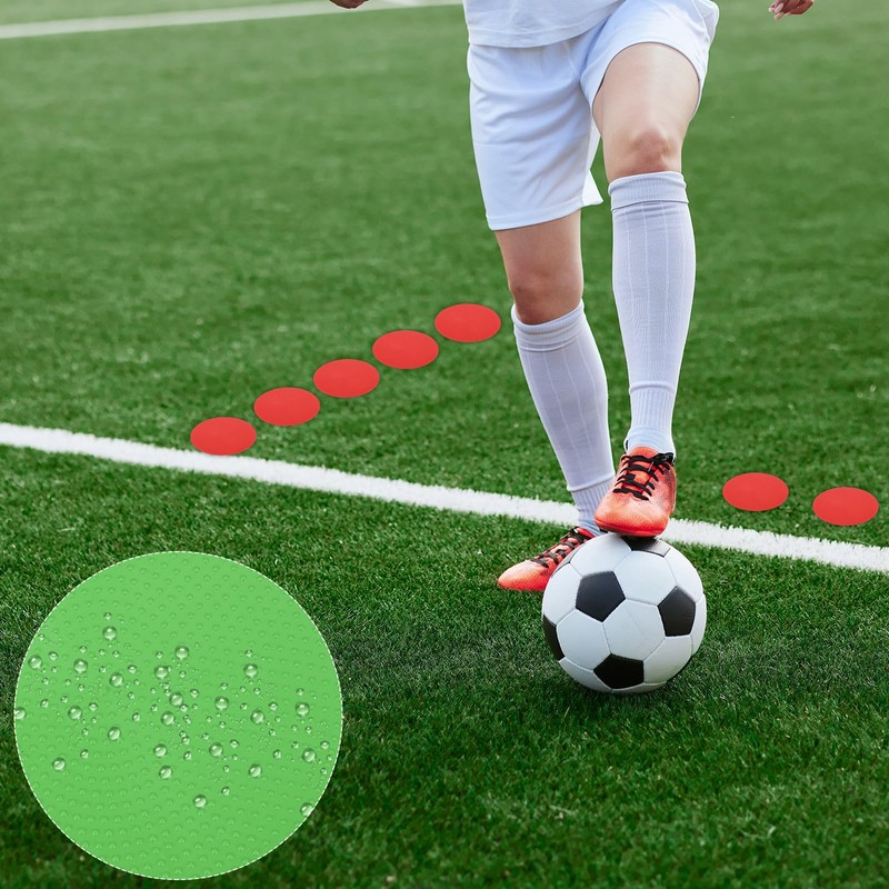 PATIKIL Spot Markers 4" 12pcs Non-Slip Floor Dot Agility Markers