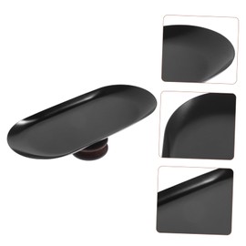 Operitacx 3 Teiliges Metalltablett Zur Aufbewahrung Magnetisches Tablett Badezimmer Kreisförmiges Toilettenartikel Tablett Dekorative Platte Magnetische Teile Tablett Organizer Rundes