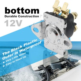 2Pcs Power Trim Solenoid Starter 12V 8996158T 89-846070 Replacement for Mercury Mariner Outboard Motors 89-818864T 89-94318