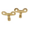 fiXte Wide Radiator Plumbing Bleed Bleeding Key Keys Brass Vent