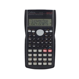 Celica CA-83/BK Científica de 240 Funciones, 24 Niveles de Paréntesis, Algebra y Pre-Algebra 10+2 Dígitos, Color, Negro Solido