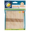 Craft Planet CPT 6681108 Lollipop Sticks, Natural, 50