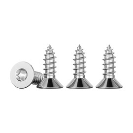Drenky 50 Stück Holzschrauben Edelstahl 4x10 mm Torx Schrauben Aus Rostfrei A2 V2A Vollgewinde Madenschrauben M4 Spanplattenschrauben Universalschrauben TX20