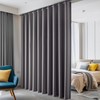 hoeflife Room Divider Curtains Blackout Floor to Ceiling Curtain with