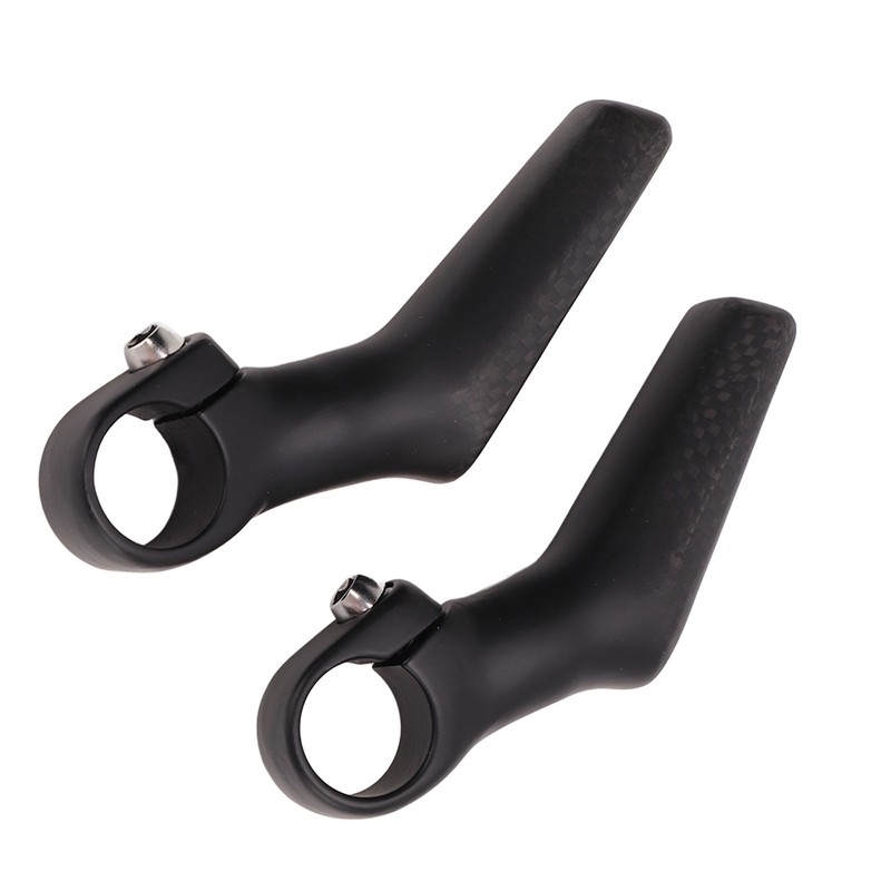 Mountain Bike Handlebars Bar Ends 1 Pair Carbon Fiber 3K