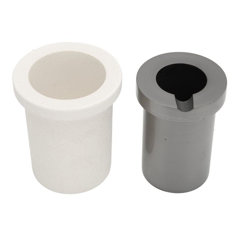 Graphite Crucible Set Induction Gold Melting Furnace High Temperature Resistant