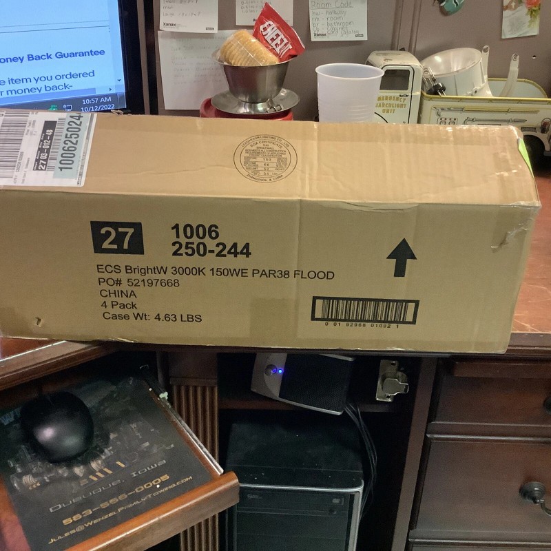 ECOSMART 150-Watt PAR38 8 Dimmable Flood LED Light Bulb Bright