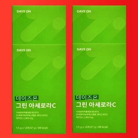 Days On Green Acerola C 14 packs 4 boxes Natural Vitamin C / 데이즈온 그린 아세로라C 14포 4박스 자연 유래 비타민C