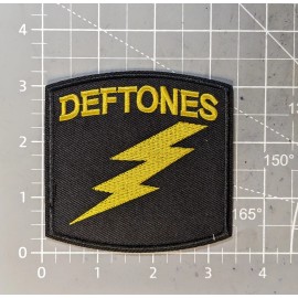 Unbranded Deftones Band Patch Alternative Metal Rock Embroidered Iron On Patch 3x3.5"