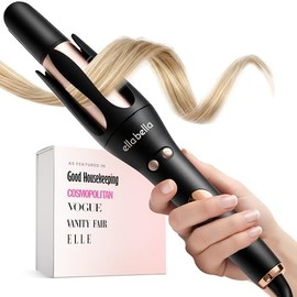 ELLA BELLA® Automatic Rotating Curling Iron • Auto Hair Curlers • Easy to Use • Digital Display to Accurately Control Temperature • Transform Your Loo
