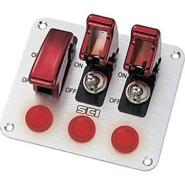 TRU Components Kfz-Bedienpanel TC-R18-P3A 12 V/DC 20A 1 x Aus/Ein rastend 1St.