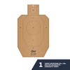 EZ-Aim IPSC IDPA Corrugated Silhouette Paper Shooting Target, 18" x