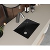 MEJE #202H -18 Inch Undermount Rectangle Bathroom Sink, Porcelain Ceramic
