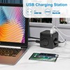 Steckdosenleiste mit USB, Mehrfachsteckdose 3Fach Steckdose 3 USB mit Schalter,