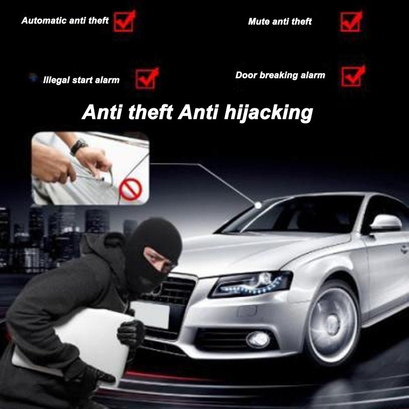 Intelligent Push Button Remote Start Car Alarm System and Ignition