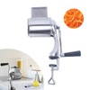 Rotary Grater Shredder with Handle 5-in-1 Vegetable and Fruit Cutter