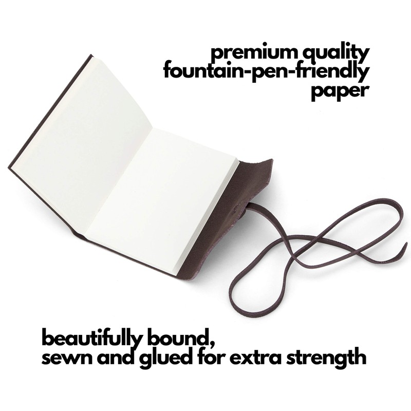 Antony Olivier Real Leather Journal | A6 Writing Notebook and