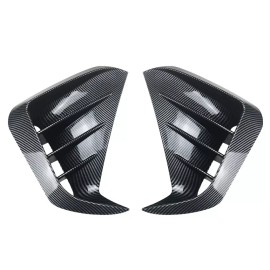 dtangor For KIA Stinger 2017-2023 Front Bumper Vent Hole Covers Carbon Look