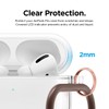 elago Clear Case with Keychain Compatible with AirPods Pro [Transparent]