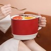 Electric Cooking Pot Quick Heating Mini Electric Cooker with Foldable
