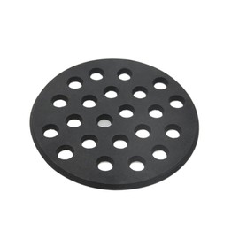 Round cast Iron Bottom fire Grate for Big Green Egg, BBQ high Heat Charcoal Plate fit for S/Mini/Medium Big Green Egg fire Grate Grill Charcoal Replacement Parts Green Egg Accessories-6.5in MFGC