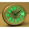 Champion Stylish Bold Traditional Oval Silver Quartz Sweeping Non Ticking