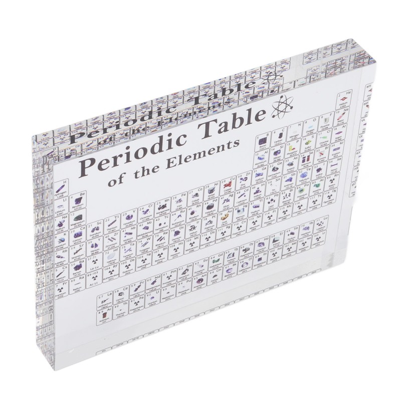 Periodic Table Of Elements Black Acrylic Chemical Elements Alphabet Periodic