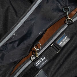 ArmorFlex Challenger II V-Free Horse Neck Cover | Wither Relief and Cutback | Horse Blankets for Winter Waterproof | Protection & Durability | Winter Horse Blanket | Size X-Large | Color Black/Gray