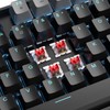 MageGee 75% Mechanical Gaming Keyboard with Red Switch, LED Blue
