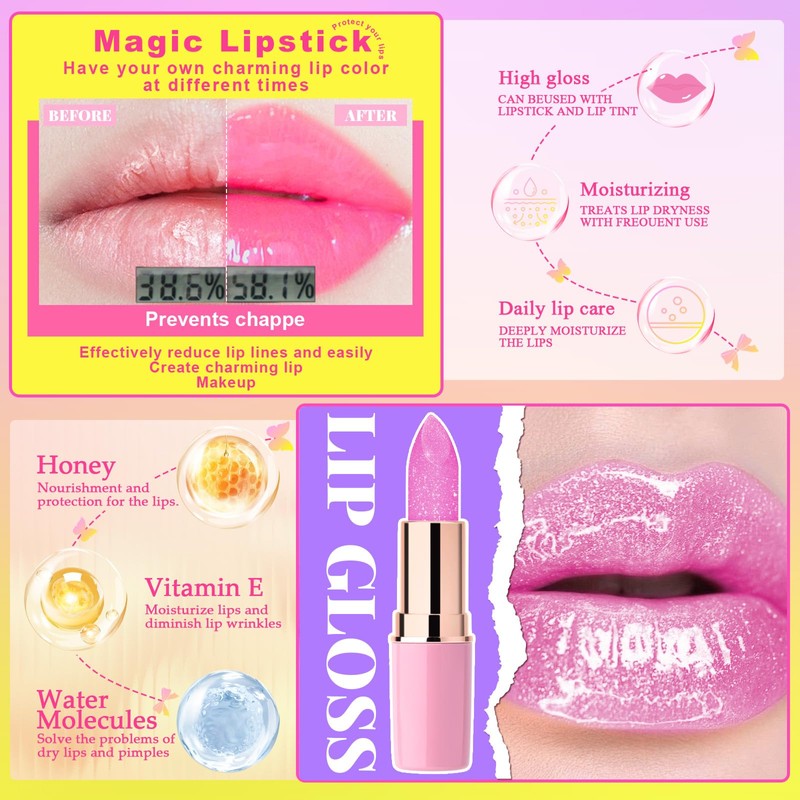 Desing Wish Lipstick Set of 3 Colour Changing Lipstick Lip