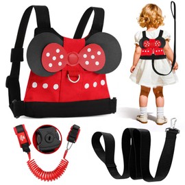 Riendas para Niños Pequeños, Riendas 4 en 1 para Caminar con Eslabón Antipérdida para la Muñeca, Arnés para Caminar con Riendas para Bebé, Arnés para Correa de Niño Pequeño