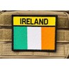 Ireland Flag Patch (3.75 Inch) Hook & Loop Embroidered Badge
