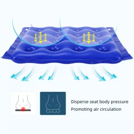 BIGINIWA Waffle Cushion 2 Pack - Inflatable Air Cushion with Pump - Pressure Sore Reli